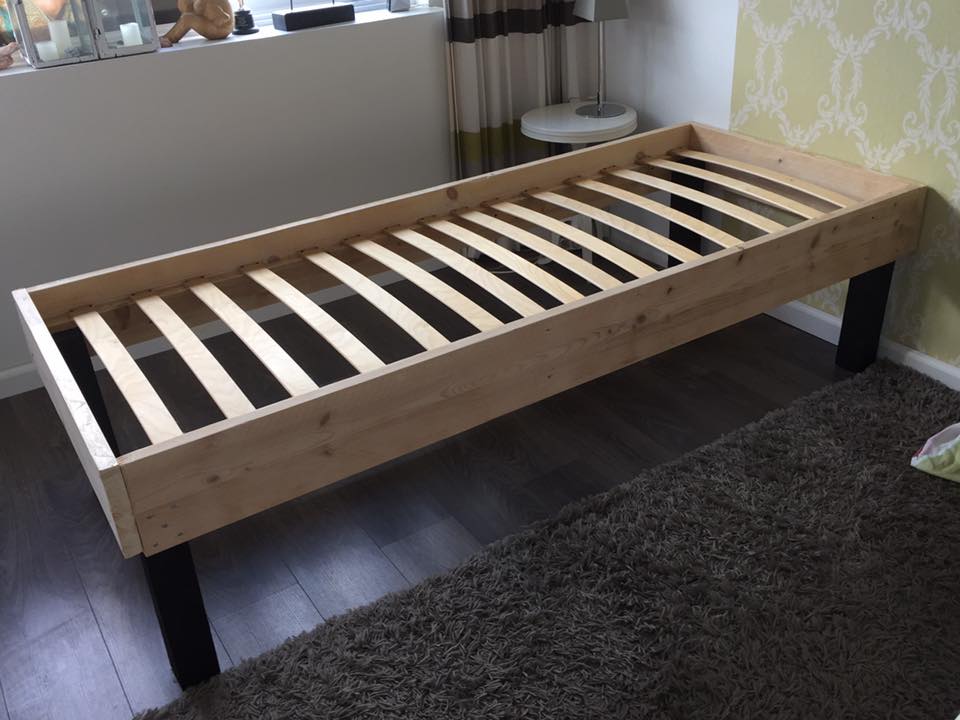Steigerhouten bed Recyclen